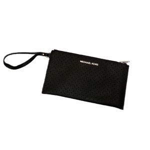 MK Black Wristlet